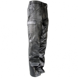 Black Leather Combat Pants Black Leather Combat Pants