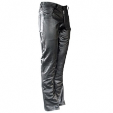 Black Leather Boot Cut Jeans Black Leather Boot Cut Jeans