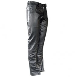 Black Leather Boot Cut Jeans Black Leather Boot Cut Jeans