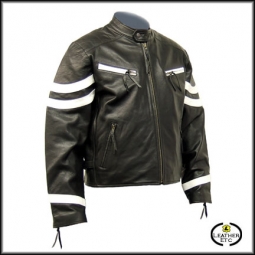 Racing Jacket With White Stripes Racing Jacket With White Stripes
