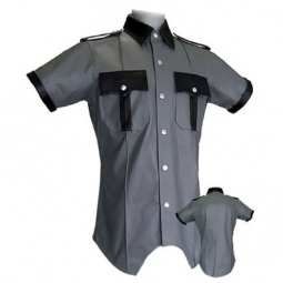 Gray Leather Highway Patrol Shirt Gray Leather Highway Patrol Shirt