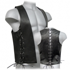 Vest With Front And Back Laces Vest With Front And Back Laces
