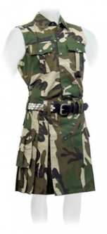 Camouflage Garment Scottish Kilt Camouflage Garment Scottish Kilt