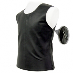 Soft Black Leather Tank Top Soft Black Leather Tank Top
