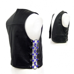 Bar Vest With Side Rings And Blue Loops Bar Vest With Side Rings And Blue Loops
