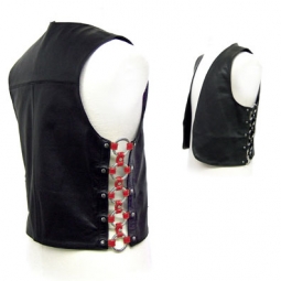 Bar Vest With Rings And Red Loops Bar Vest With Rings And Red Loops