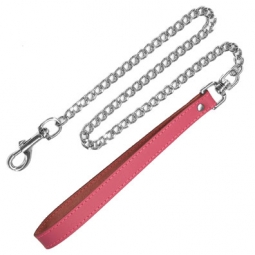 Pink Leather Leash Pink Leather Leash