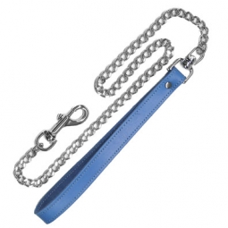 Ultra Blue Leather Leash Ultra Blue Leather Leash
