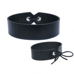 Black Leather Plain Armband Black Leather Plain Armband