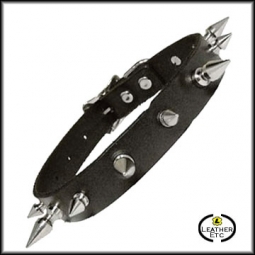 Collar With Small And Large Spikes Collar With Small And Large Spikes
