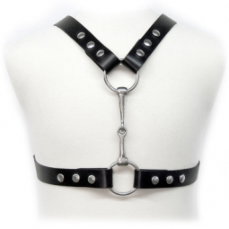 Men's Harness With Metal Bit Men's Harness With Metal Bit