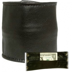 Wrist Wallet in Black Leather Wrist Wallet in Black Leather