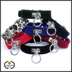 Velvet Choker With Metal Ring Velvet Choker With Metal Ring