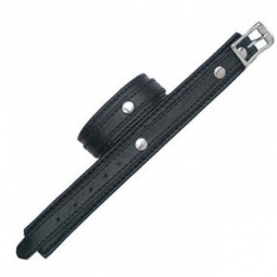 Black Leather Cock Ring With Buckle Strap Black Leather Cock Ring With Buckle Strap