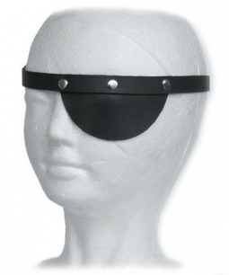 Black Leather Fetish Eyepatch Black Leather Fetish Eyepatch