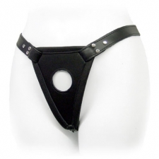 Black Leather Strap On Black Leather Strap On