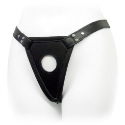 Black Leather Strap On Black Leather Strap On