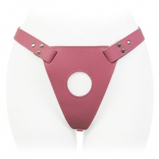 Pink Leather Strap On Pink Leather Strap On