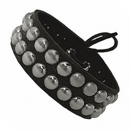 Tie Armband With Round Studs Tie Armband With Round Studs