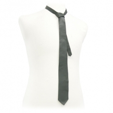 Gray Leather Neck Tie Gray Leather Neck Tie