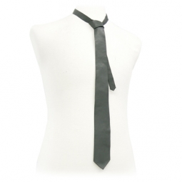 Gray Leather Neck Tie Gray Leather Neck Tie