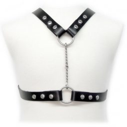 Twisted Bit Black Leather Harness Twisted Bit Black Leather Harness