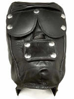 Slave Hood With Gag & Blindfold