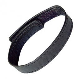 Velcro Cock Ring In Black Leather Velcro Cock Ring In Black Leather