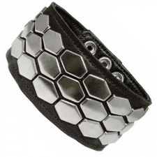 Armband With Hexagon Studs Armband With Hexagon Studs