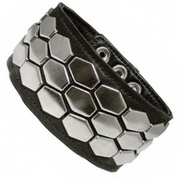 Armband With Hexagon Studs Armband With Hexagon Studs