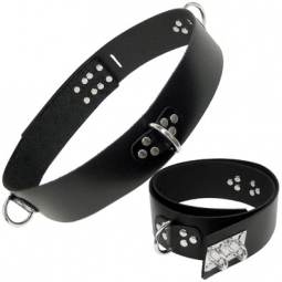 Bondage Belt In Black Leather Bondage Belt In Black Leather