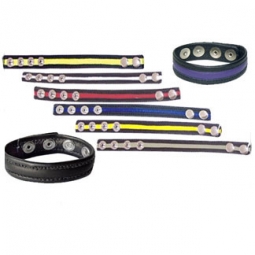 Leather Cock Ring With Colorful Stripe Leather Cock Ring With Colorful Stripe
