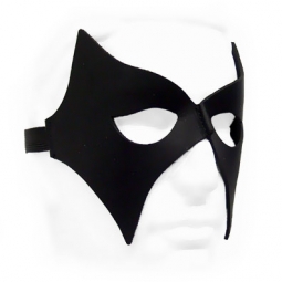 Leather Bat Mask With Elastic Strap Leather Bat Mask With Elastic Strap