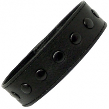 1 Inch Wide Armband With Black Rivets 1 Inch Wide Armband With Black Rivets
