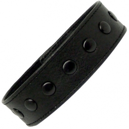 1 Inch Wide Armband With Black Rivets 1 Inch Wide Armband With Black Rivets