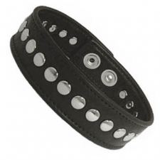 Leather Armband With Metal Studs Leather Armband With Metal Studs