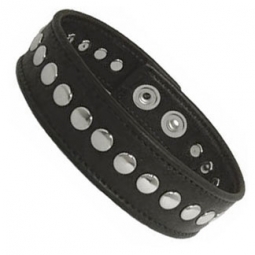Leather Armband With Metal Studs Leather Armband With Metal Studs