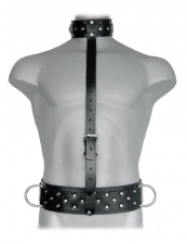 Bondage Belt And Collar Combo Bondage Belt And Collar Combo