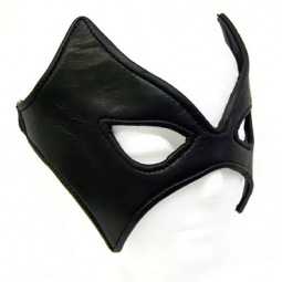 Sensuous Mask With Leather Piping Sensuous Mask With Leather Piping