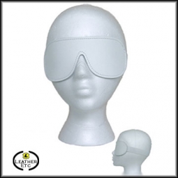 White Leather Blindfold White Leather Blindfold