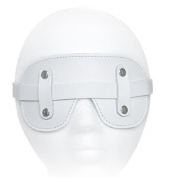 White Leather Blindfold Goggles White Leather Blindfold Goggles