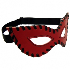 Red And Black Leather Cat Mask Red And Black Leather Cat Mask