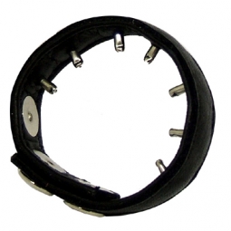 Black Leather Prick Cock Ring Black Leather Prick Cock Ring