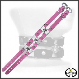 Pink Or Black Leather Unique Collar Pink Or Black Leather Unique Collar