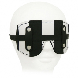 Black/White Combination Blindfold - Lined Black/White Combination Blindfold - Lined
