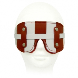 White/Red Combination Blindfold - Lined White/Red Combination Blindfold - Lined
