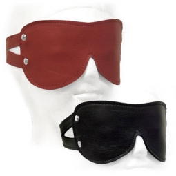 Leather BDSM Blindfold With Buckle Straps Leather BDSM Blindfold With Buckle Straps