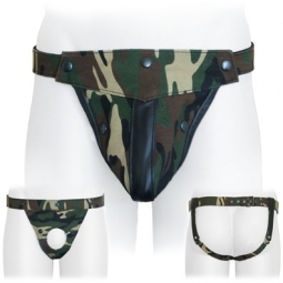 Camouflage Cod Jock With Two Strap Back Camouflage Cod Jock With Two Strap Back