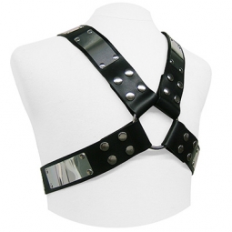 Harness With Metal Plate - Wide Harness With Metal Plate - Wide