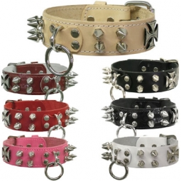 Collar With Iron Cross Studs And Spikes Collar With Iron Cross Studs And Spikes